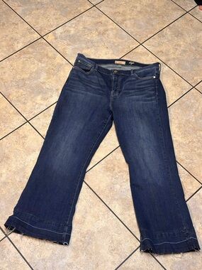 7 For All Mankind Dark Blue Flare Jeans